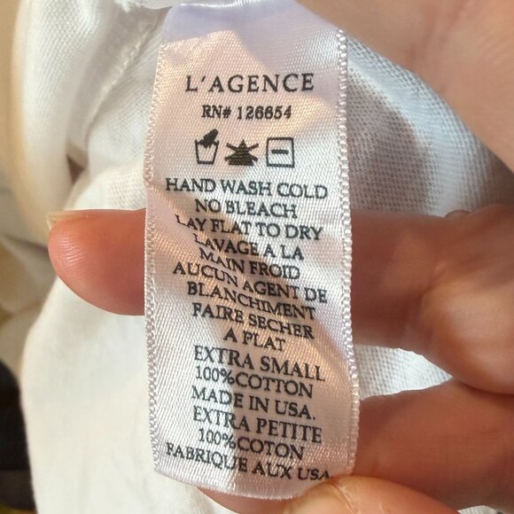 NWOT L'Agence Bert Stern Marilyn Monroe Last Sitting Cory Scoop Neck SS Tee XS - Picture 5 of 5